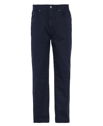 Washed Stretch Regular Trousers