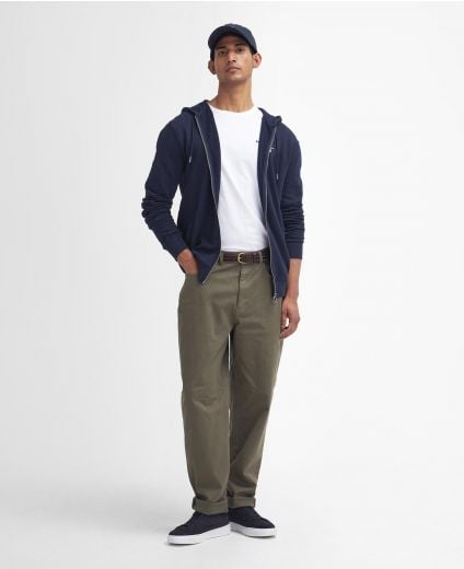 Washed Stretch Regular Trousers