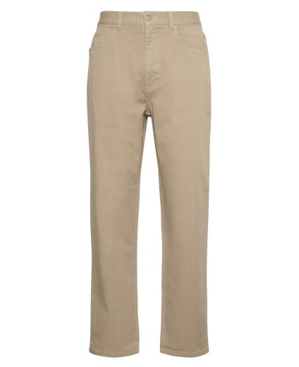 Washed Stretch Regular Trousers