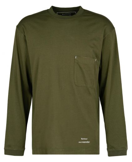 Barbour x and wander T-Shirt