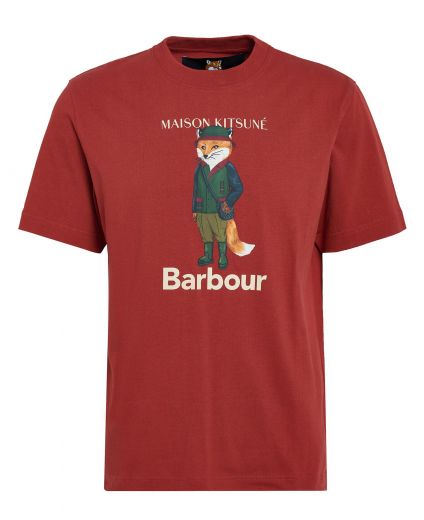 Barbour x Maison Kitsuné T-Shirt Beaufort Fox