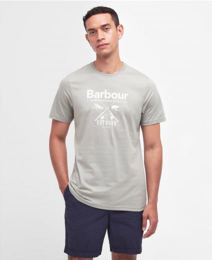 Grey barbour cheap t shirt