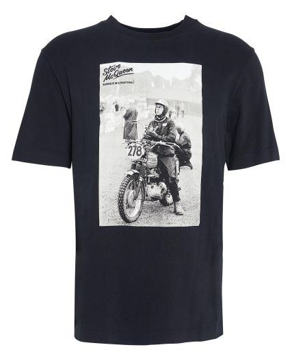 Barbour steve mcqueen t shirt sales