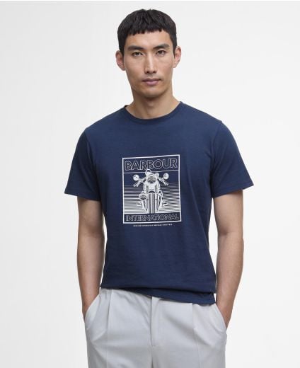 T-shirt con stampa Track