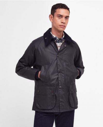 Imp Wax Jacket in Navy by Barbour - Hansen's Clothing