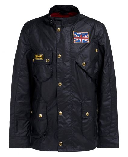 B.Intl Giacca cerata Union Jack
