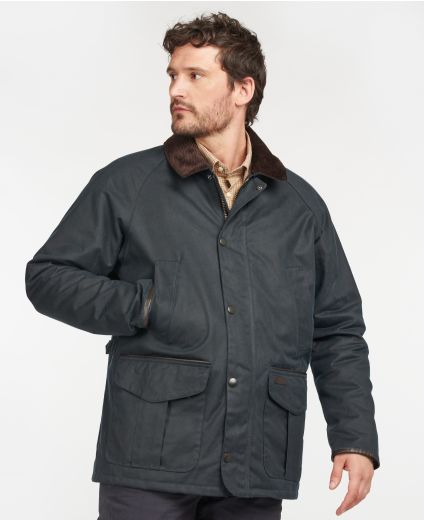 Barbour wax parka mens clearance