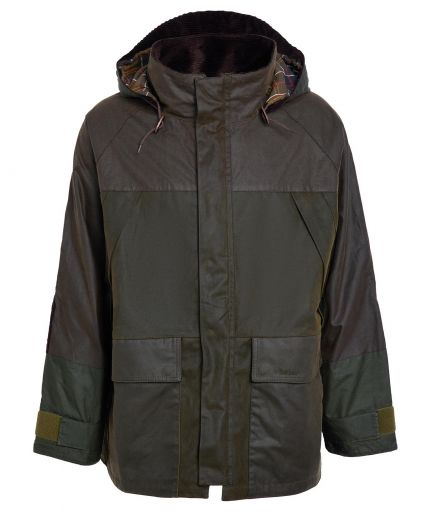 Barbour Short Field Wax Parka Jacket