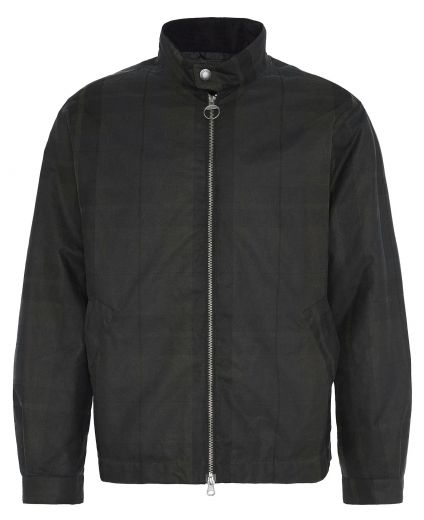 Wachsjacke Harrington Check