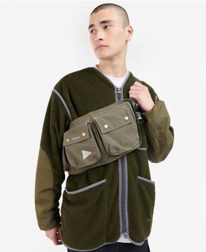 Barbour x and wander Waist Bag