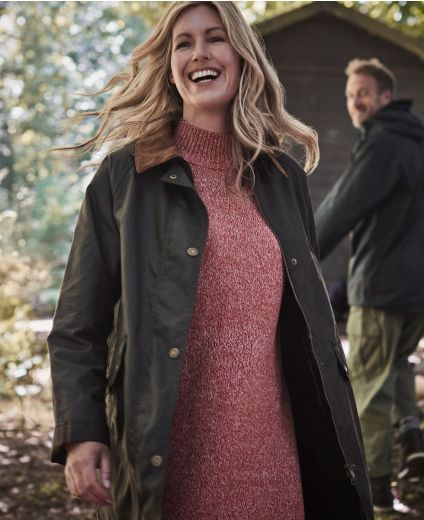 Barbour Explorer Castanesa Wax Jacket