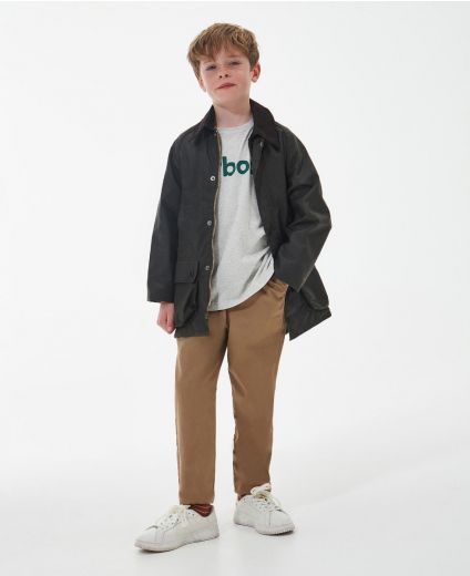 Giacca Barbour Beaufort cerata per bambini
