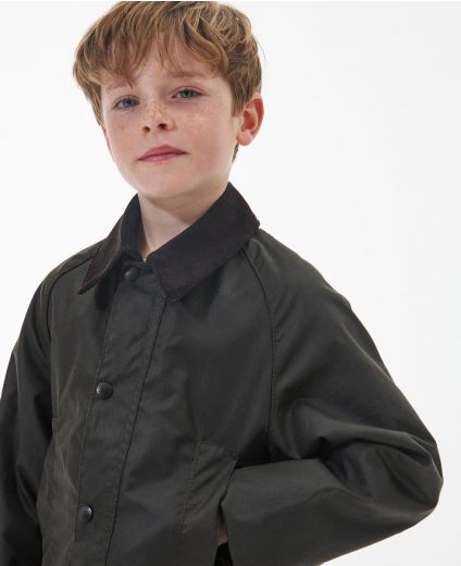 Boys' Beaufort Waxed Jacket