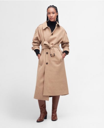 Alberta Wool Trench Coat