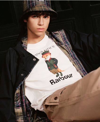 Barbour x Maison Kitsuné Beaufort Fox T-Shirt