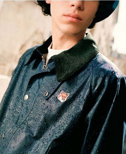 Barbour x Maison Kitsuné Beaufort Waxed Jacket