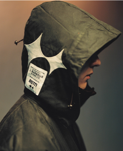 Barbour x BSTN Kapuze Plain