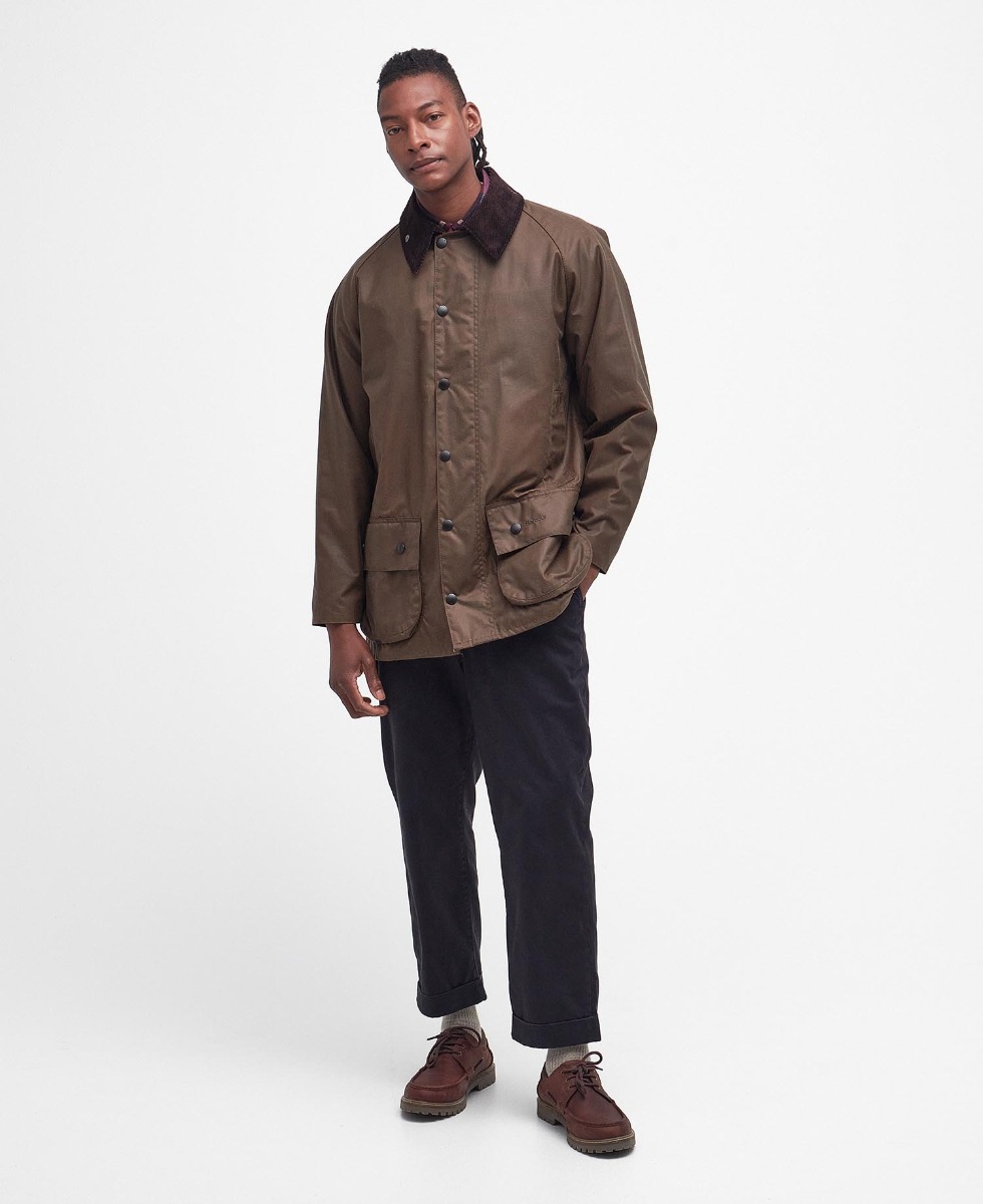 Barbour Beaufort Wax Jacket Men's Jacket Bark : SM (34)