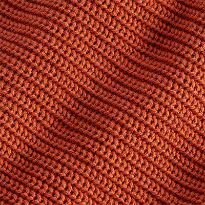 Rib knit stitch