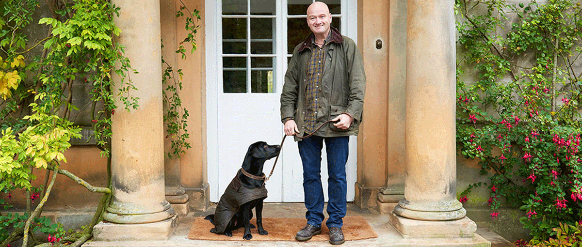 barbour dog walking coat