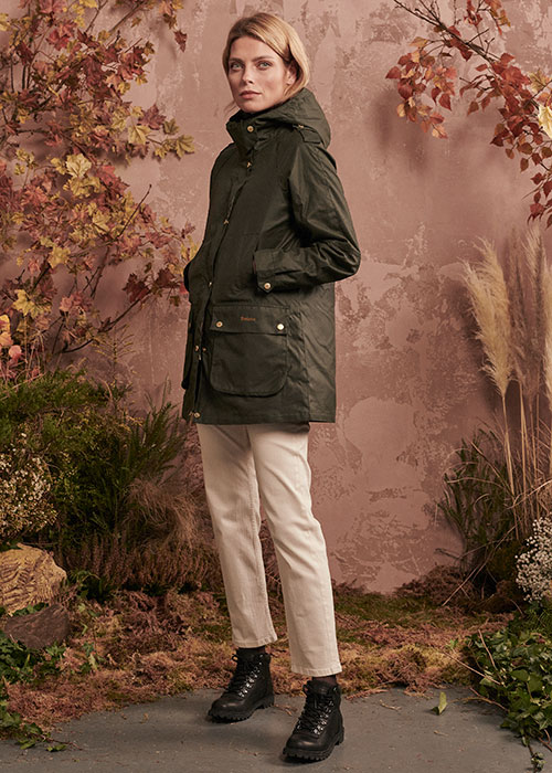 Barbour shoreline waxed cotton jacket online