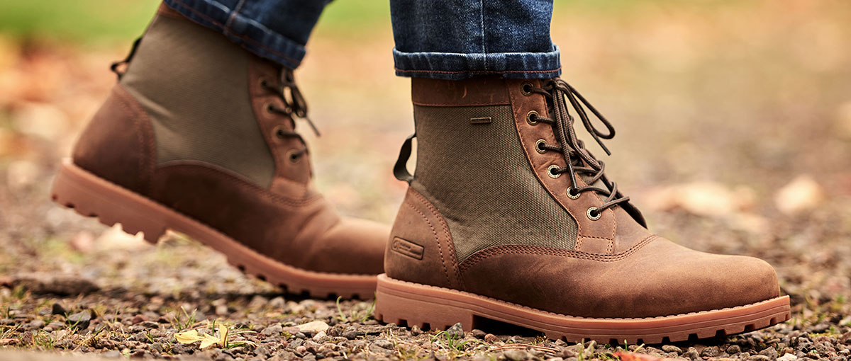 barbour hiking boots