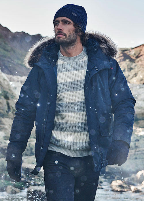 Sam Claflin styles Barbour Gold Standard AW20 at Glencoe Scotland Barbour Riva Boots