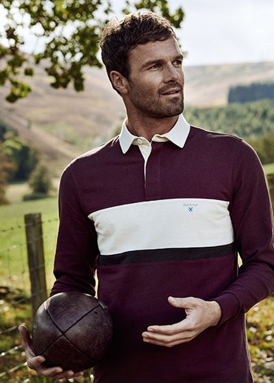 barbour tops men's