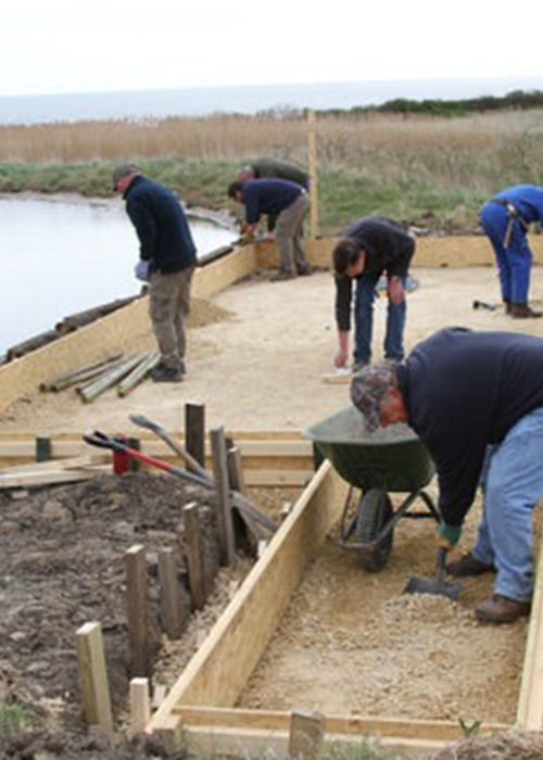 Barbour X National Trust rangers clearing up property