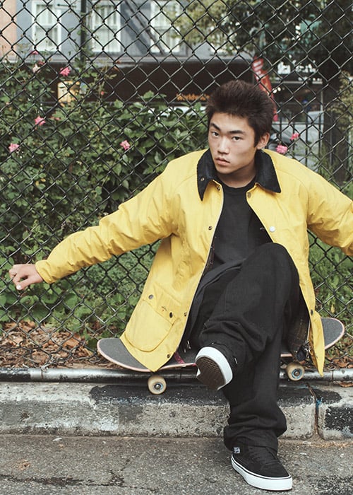 Barbour X Noah styling Barbour X Noah collection