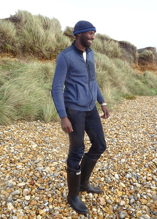 Mark Peart wears the Barbour AW20 Stormforce collection