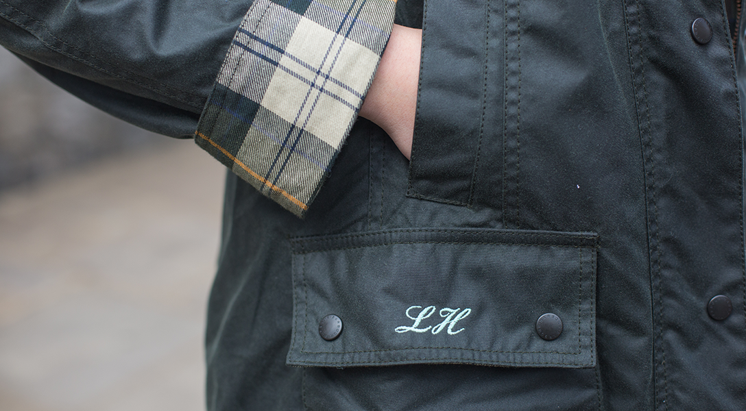 Barbour Monogramming Tour