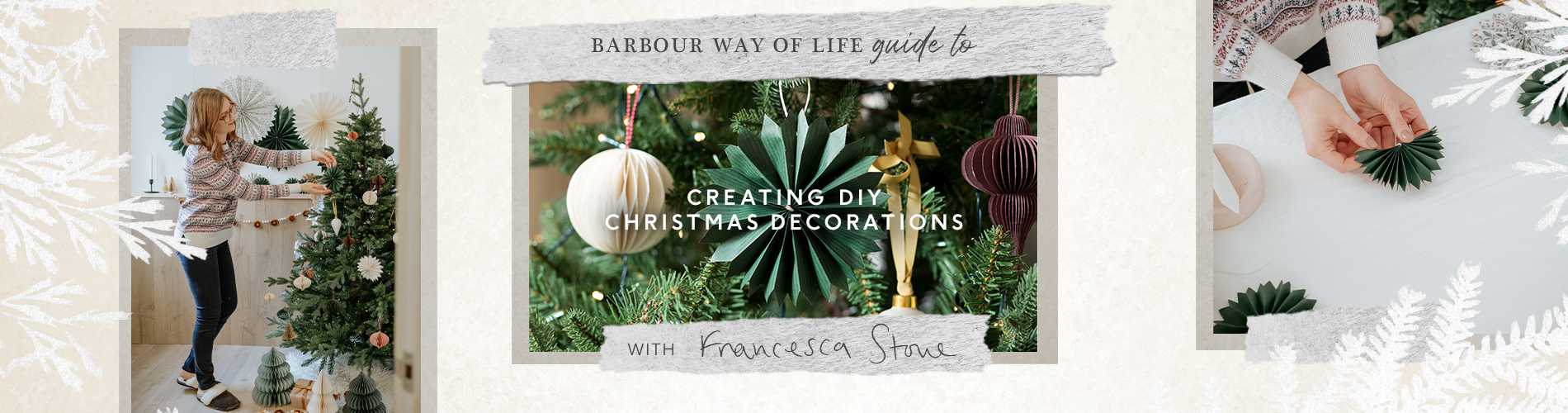 How to Make DIY Christmas Decorations: Barbour Way of Life Guides 