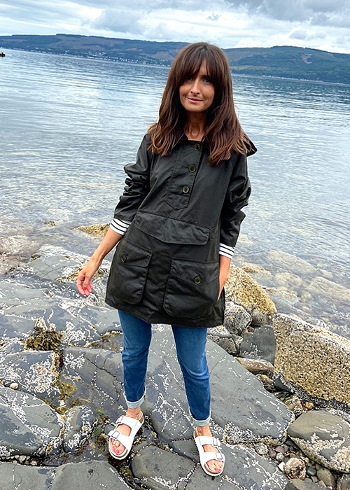 Caroline wears the AW21 Coastal collection Caroline wears the AW21 Coastal collection