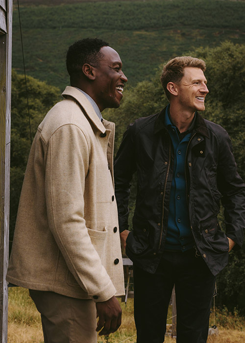 Bola and Jack wear the Barbour AW21 Mens Tartan Collection Bola and Jack wear the Barbour AW21 Mens Tartan Collection