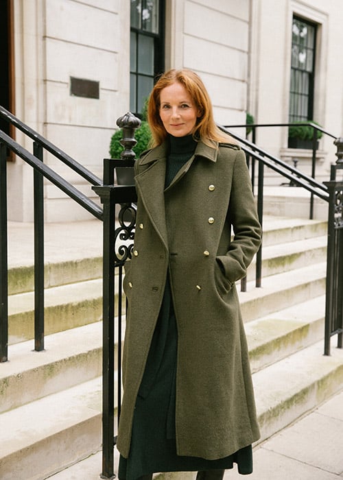 Arabella Greenhill wears the AW21 Barbour Modern Heritage Collection