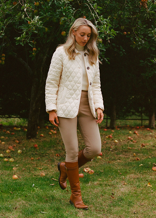 Barbour ailith quilt store ash grey