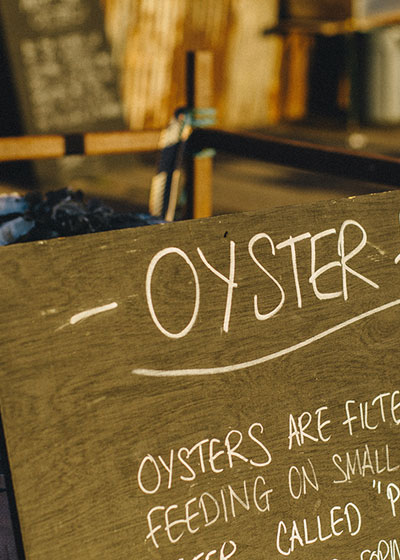 oyster sign