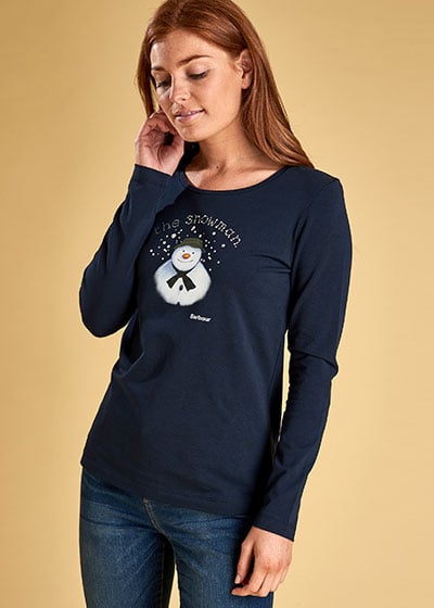 barbour snowman top