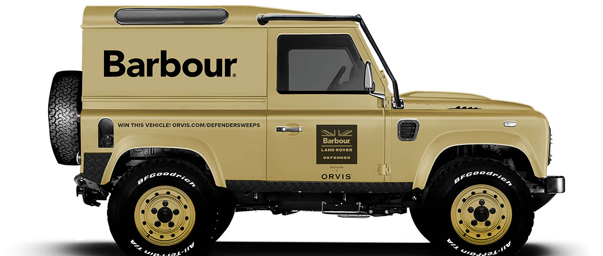barbour land rover defender collection