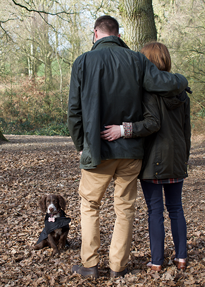 barbour dog walking coat