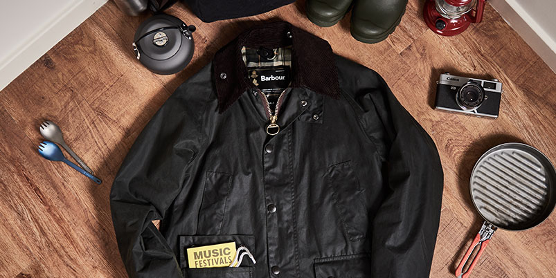 Barbour Festival Shop : waxed jackets, backpacks and camping accessories