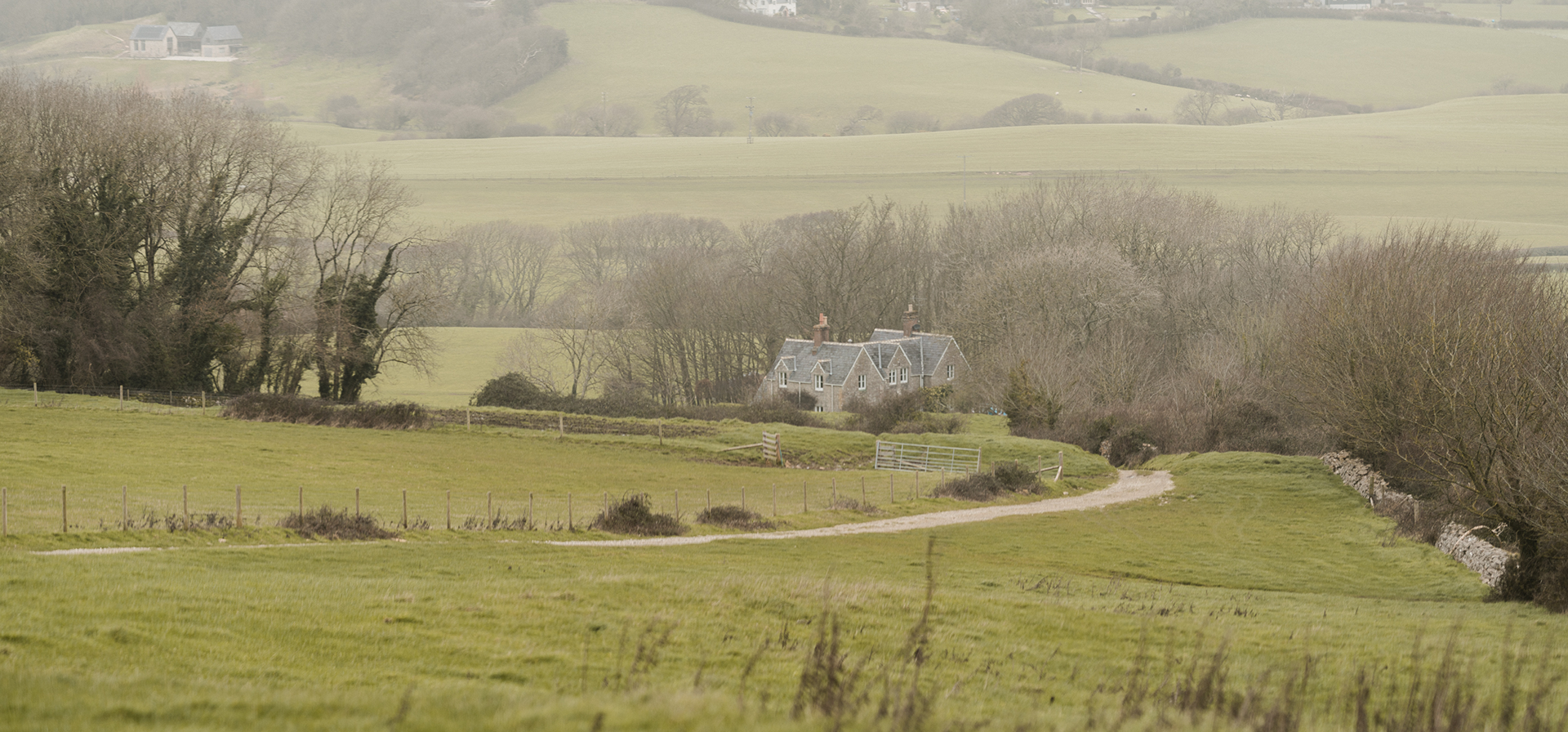 (Barbour) british countryside at purbeck hills