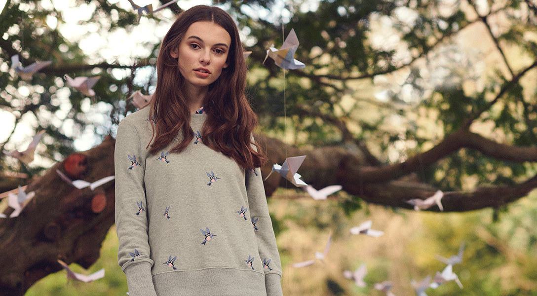 Modern Country SS20 collection Lauren Yates styling the SS20 tartan collection at the Purbeck Hills