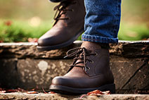 barbour leather boots mens