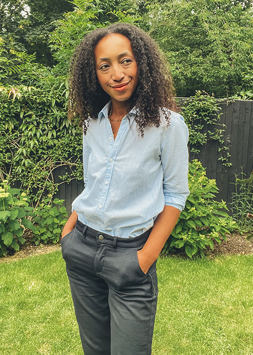 Hazel Gardiner styles the Barbour Preview AW21 collection in her garden Hazel Gardiner styles the Barbour Preview AW21 collection in her garden