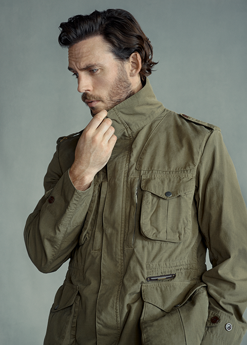 Sam Claflin wears Barbour Gold Standard SS21 collection