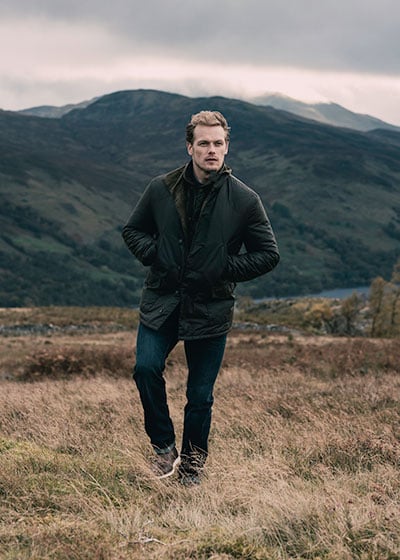 sam heughan barbour womens collection