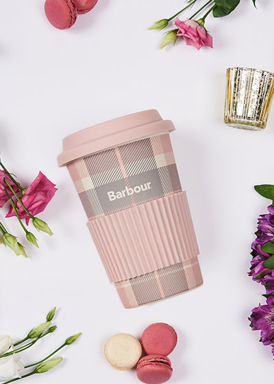 Barbour Tartan Travel Mug