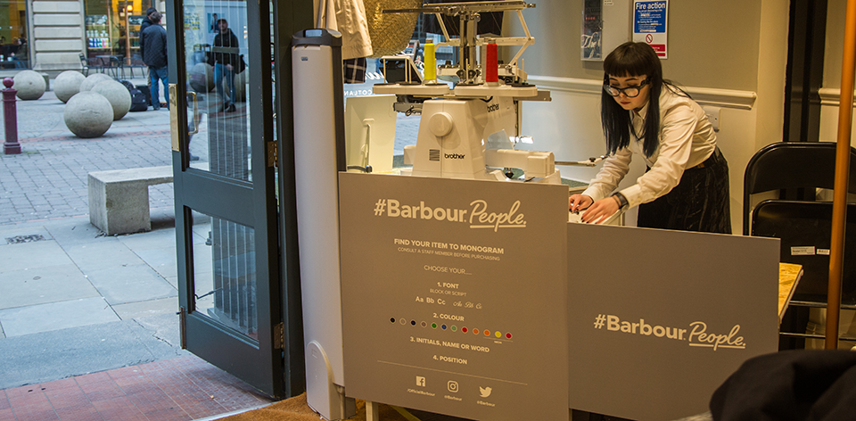 Barbour shop trafford centre online